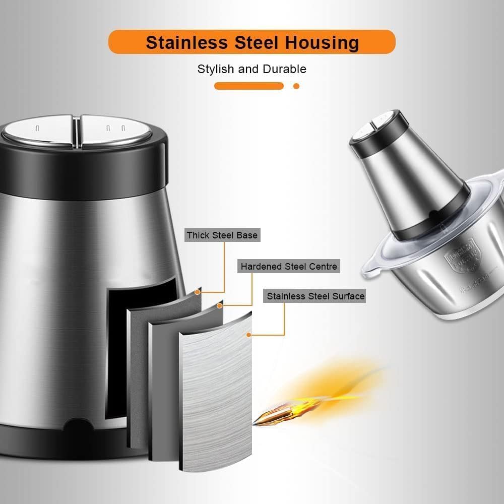 Stainless Steel Electric Meat Grinder – Heavy Duty Food Processor