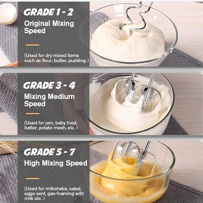 Premium Hand Mixer Machine – 360W High-Speed Beater