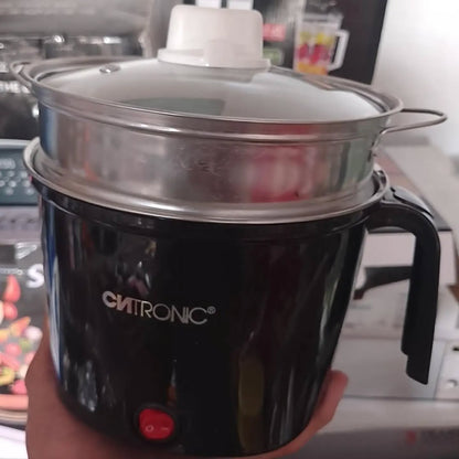 Electric Multi Cooker – 1.5L Mini Cooking Pot with Steamer